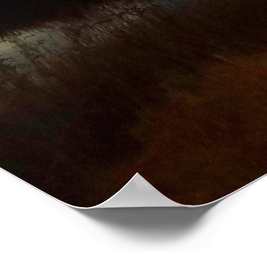 PHANTASTISCHE CLOUD-Formation & Reflektionen Poster (Ecke)