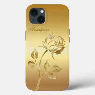 Phantastische, Coole Gold Rose mit Ihrem Namen Case-Mate iPhone Hülle