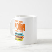 Phantastische Coole Mama Kaffeetasse (Vorderseite Links)