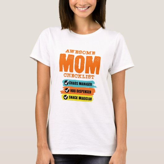 Phantastische Coole Mama T-Shirt (Vorderseite)