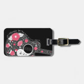 Phantastische coole niedlich trendy Girly Blume Gi Gepäckanhänger (Vorderseite horizontal)