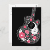 Phantastische coole niedlich trendy Girly Blume Gi Postkarte (Vorne/Hinten)