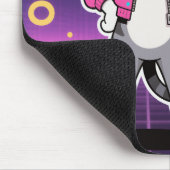 Phantastische Coole Retro-Gamer-Katze Mousepad (Ecke)