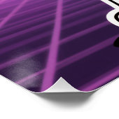 Phantastische Coole Retro-Gamer-Katze Poster (Ecke)