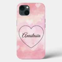 Phantastische, Coole, rosa Herz-Fall-Mate iPhone F