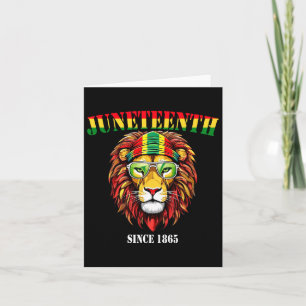 Phantastische Coole Schwarzgeschichte im Lion June Karte
