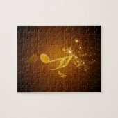 Phantastische coole trendglühende Semiquaver-Musik Puzzle (Horizontal)