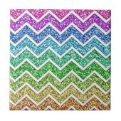 Phantastische coole Zickzack Zackenbogenform Fliese (Vorderseite)