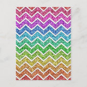 Phantastische coole Zickzack Zackenbogenform Postkarte (Vorderseite)