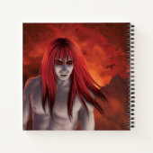 Phantastische Dämonendämmerung Notizblock (Rückseite)