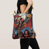 Phantastische Demon Boy Art Tote Tasche (Von Nahem)