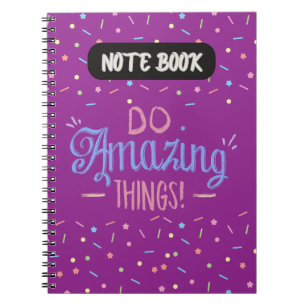 Phantastische Dinge Motivierend Zitate Spiralbuch Notizblock