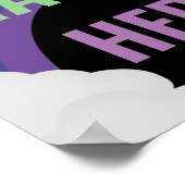 phantastische Dinge passieren hier auf dem Plakat (Ecke)