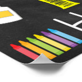 Phantastische Dinge passieren hier Klassenzimmer P Poster (Ecke)