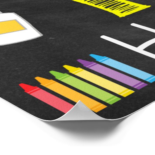 Phantastische Dinge passieren hier Klassenzimmer P Poster (Ecke)