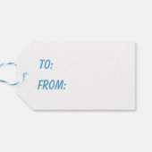 Phantastische Dinosaurier-Party Geschenkanhänger (Rückseite Horizontal)