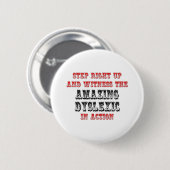 Phantastische Dyslexie Button (Vorne & Hinten)