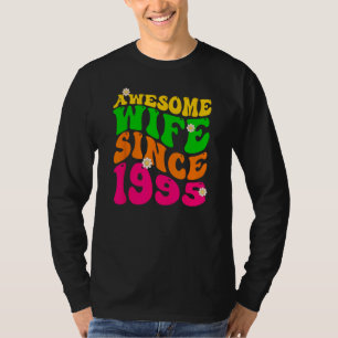 Phantastische Ehefrau seit 1995 Hochzeitstag Groov T-Shirt