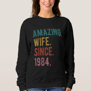Phantastische Ehefrau Seit 38. Hochzeitstag H Sweatshirt