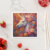 Phantastische Einhorn-Kinderdusche Serviette (Beispiel)