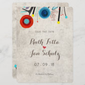 Phantastische Einladung zur Hochzeit Rupydetequila (Vorne/Hinten)