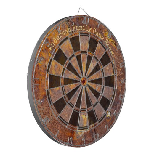 Phantastische eiserne benutzerdefinierte Meldung Dartscheibe (Vorderseite Links)