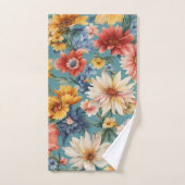 Phantastische elegante sanfte Sommer-Blume Badhandtuch Set (Handtuch)