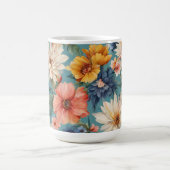 Phantastische elegante sanfte Sommer-Blume Kaffeetasse (Mittel)