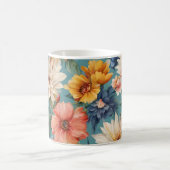 Phantastische elegante sanfte Sommer-Blume Kaffeetasse (Mittel)