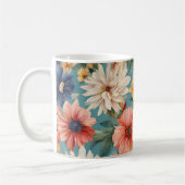 Phantastische elegante sanfte Sommer-Blume Kaffeetasse (Links)