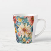 Phantastische elegante sanfte Sommer-Blume Milchtasse (Rechts)