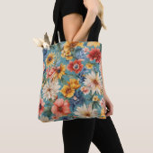 Phantastische elegante sanfte Sommer-Blume Tasche (Von Nahem)