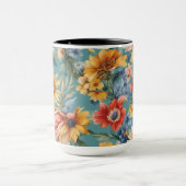 Phantastische elegante sanfte Sommer-Blume Tasse (Zentrum)