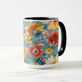 Phantastische elegante sanfte Sommer-Blume Tasse