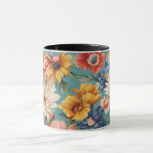 Phantastische elegante sanfte Sommer-Blume Tasse (Zentrum)