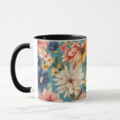 Phantastische elegante sanfte Sommer-Blume Tasse (Links)