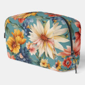 Phantastische elegante sanfte Sommer-Blume Waschbeutel (Rechte Ecke)