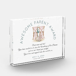 Phantastische Elternprämierungsstühle Vielen Dank Fotoblock