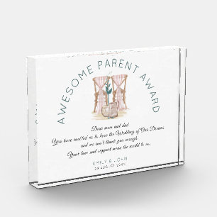 Phantastische Elternprämierungsstühle Vielen Dank Fotoblock