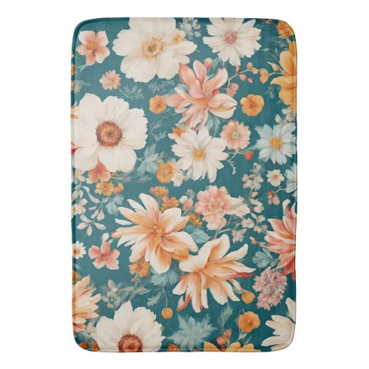 Phantastische empfindliche Blume Badematte (Vorderseite Vertikal)