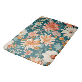 Phantastische empfindliche Blume Badematte (Schrägansicht)