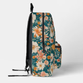 Phantastische empfindliche Blume Bedruckter Rucksack (Links)