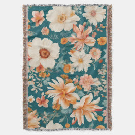 Phantastische empfindliche Blume Decke