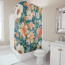 Phantastische empfindliche Blume Duschvorhang