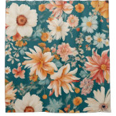 Phantastische empfindliche Blume Duschvorhang (Vorderseite)