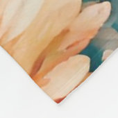 Phantastische empfindliche Blume Fleecedecke (Ecke)