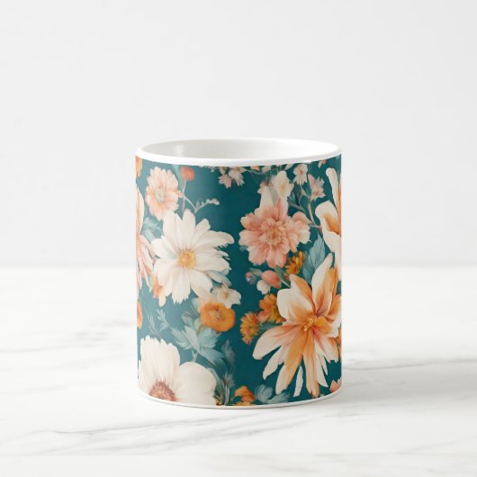 Phantastische empfindliche Blume Kaffeetasse (Mittel)