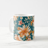 Phantastische empfindliche Blume Kaffeetasse (Vorderseite Links)
