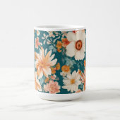 Phantastische empfindliche Blume Kaffeetasse (Mittel)