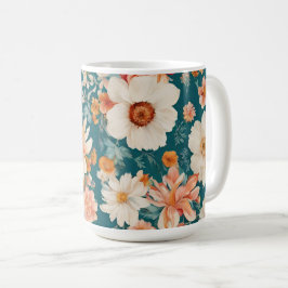 Phantastische empfindliche Blume Kaffeetasse